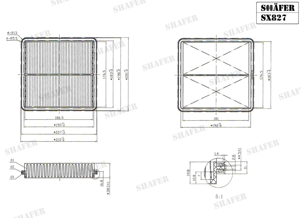 Shafer SX827 photo 3