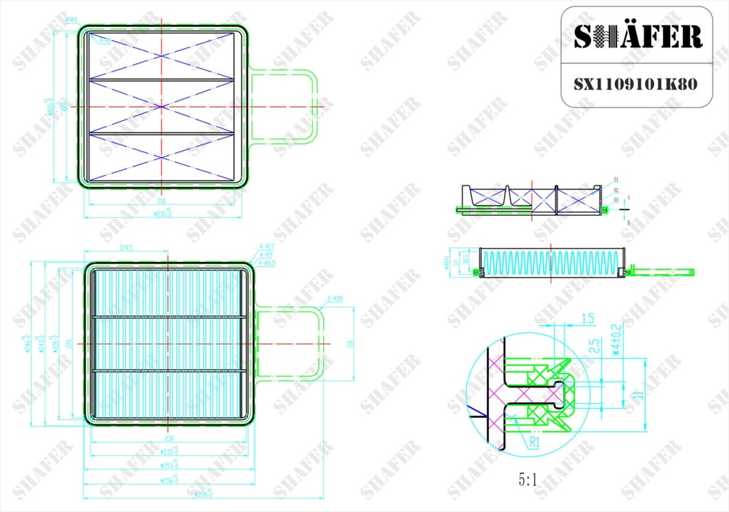 Shafer SX1109101K80 photo 2