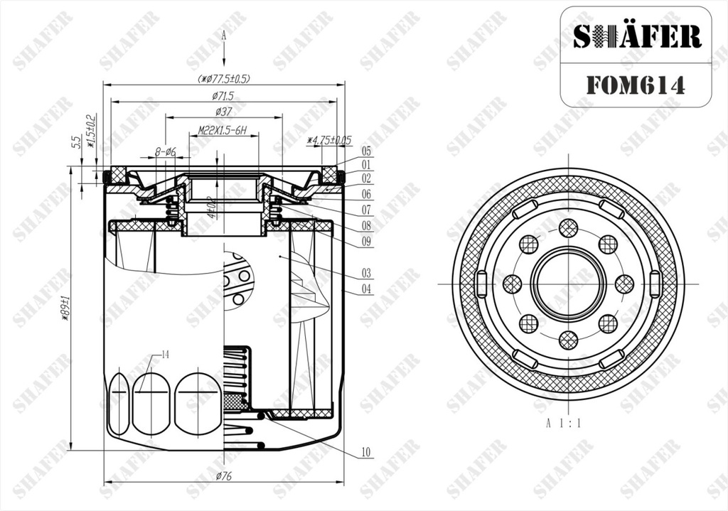 Shafer FOM614 photo 2
