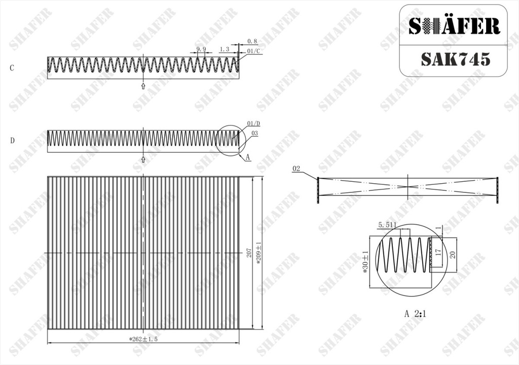 Shafer SAK745 photo 2