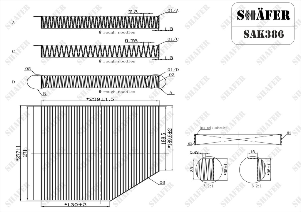 Shafer SAK386 photo 2