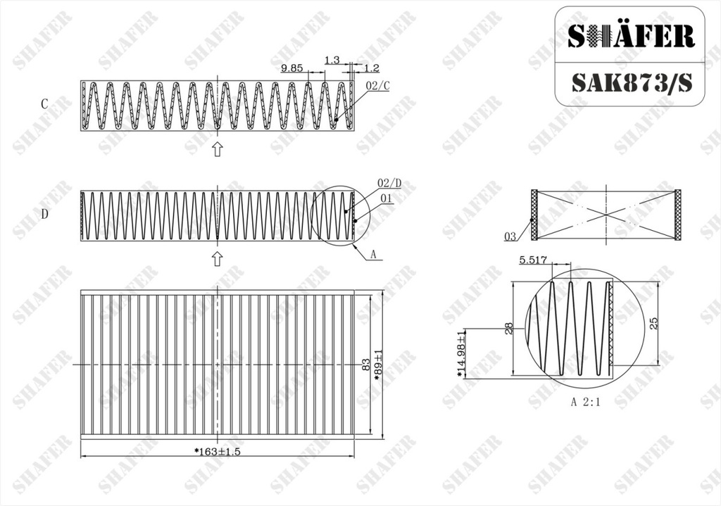 Shafer SAK873/S photo 2