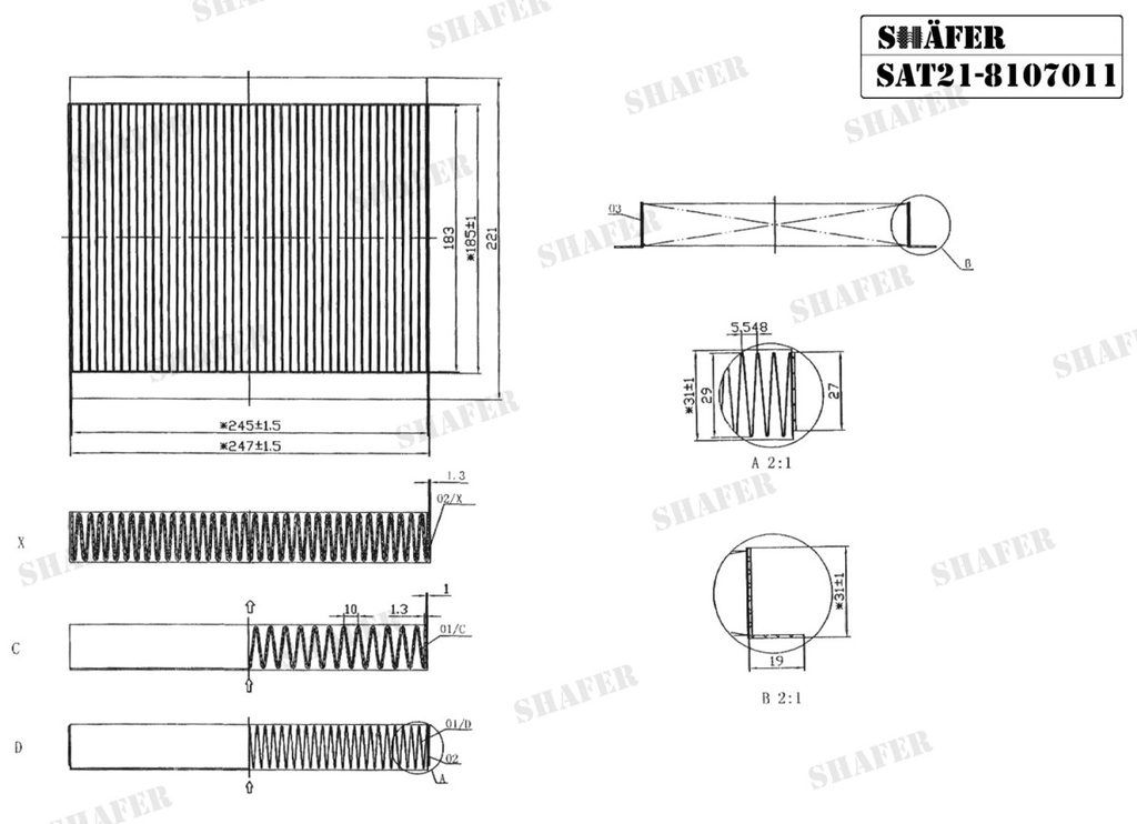 Shafer SAT21-8107011 photo 2