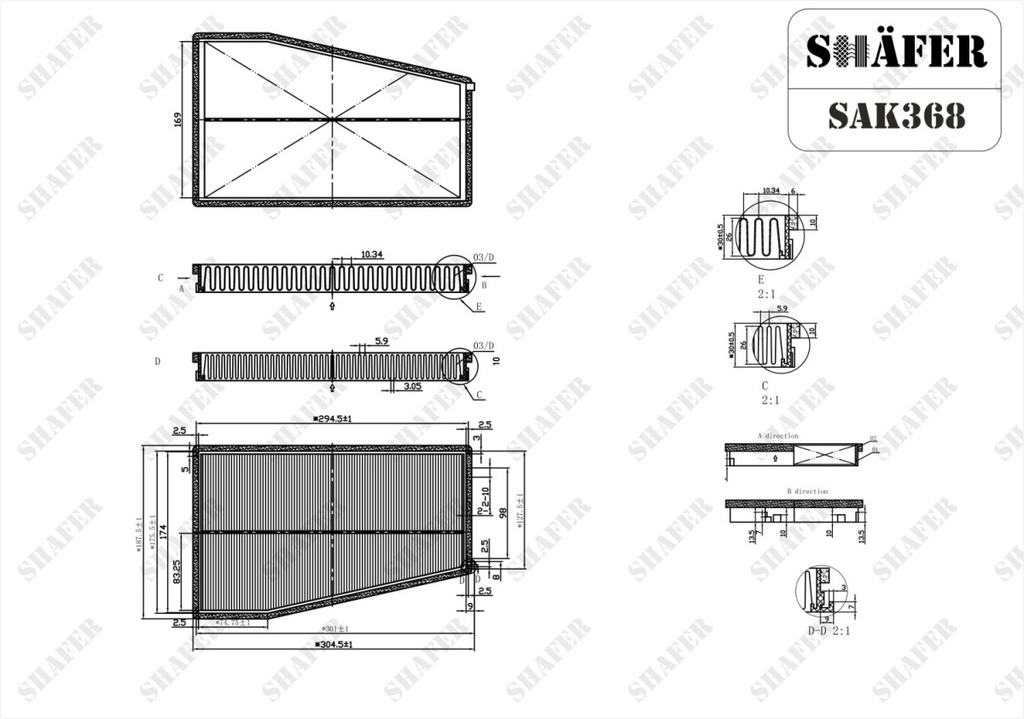 Shafer SAK368 photo 2