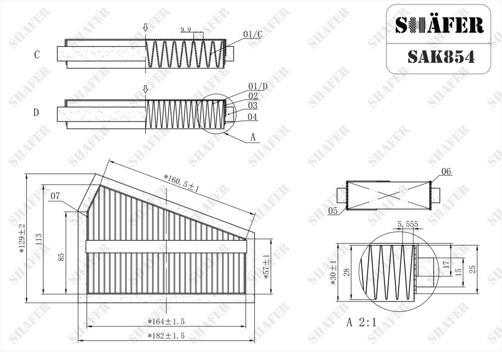 Shafer SAK854 photo 2