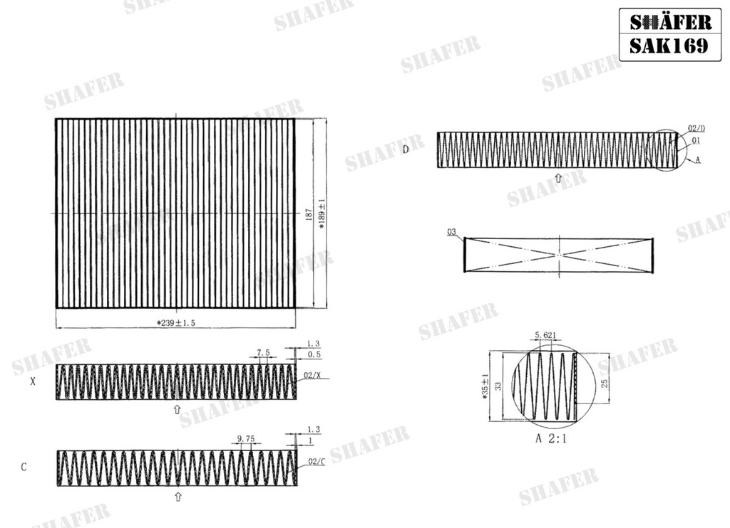 Shafer SAK169 photo 2