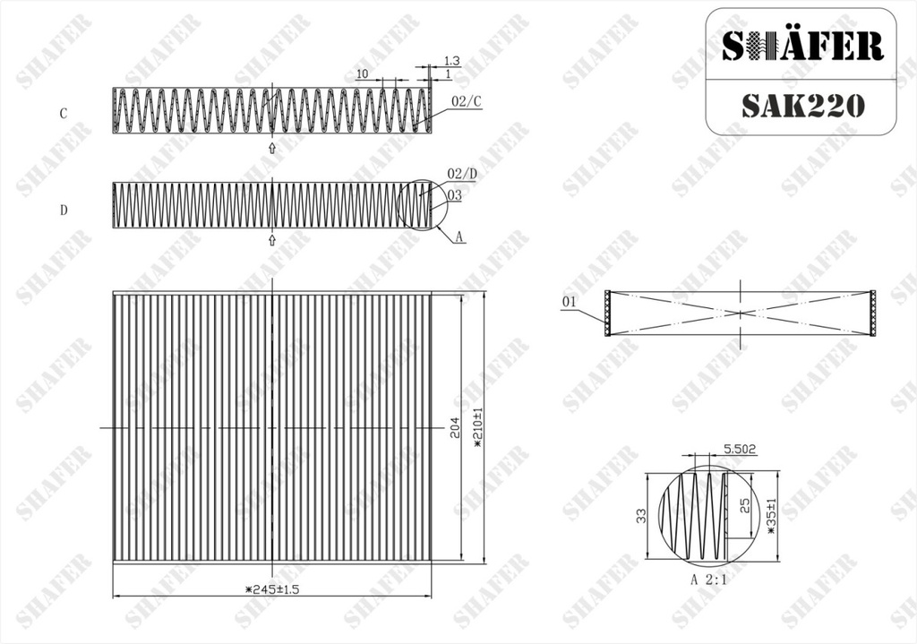 Shafer SAK220 photo 2