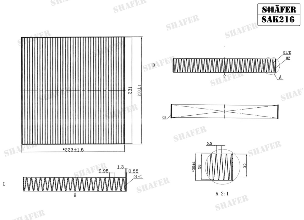 Shafer SAK216 photo 2