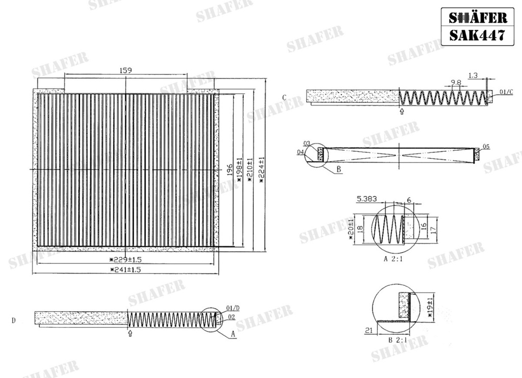 Shafer SAK447 photo 2