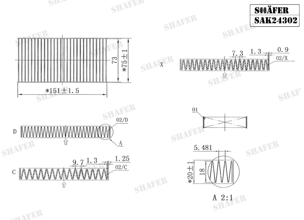 Shafer SAK24302 photo 2