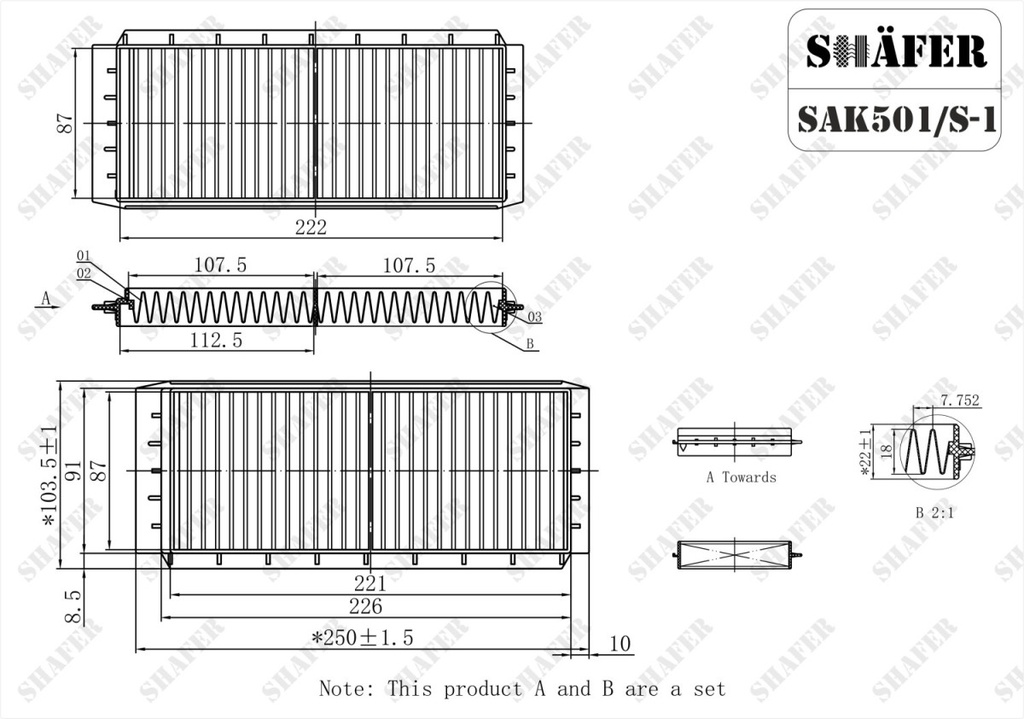Shafer SAK501/S photo 2