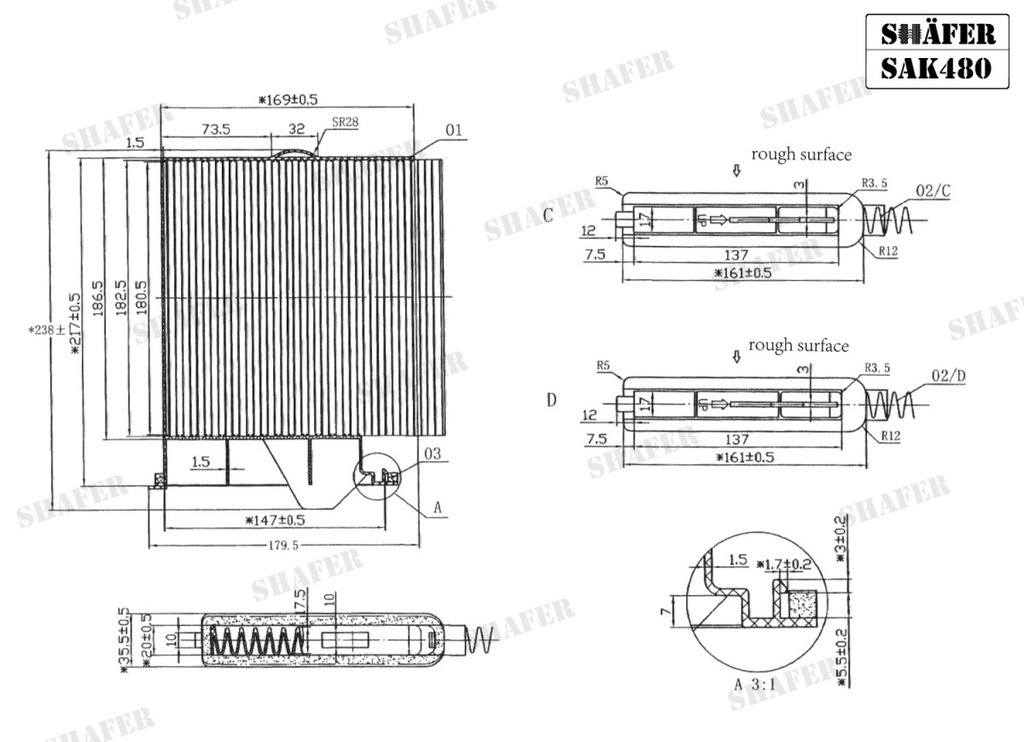 Shafer SAK480 photo 2