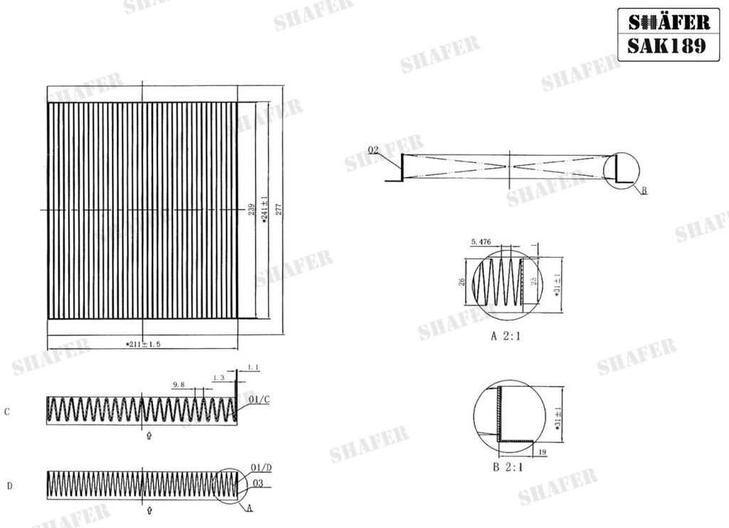 Shafer SAK189 photo 2