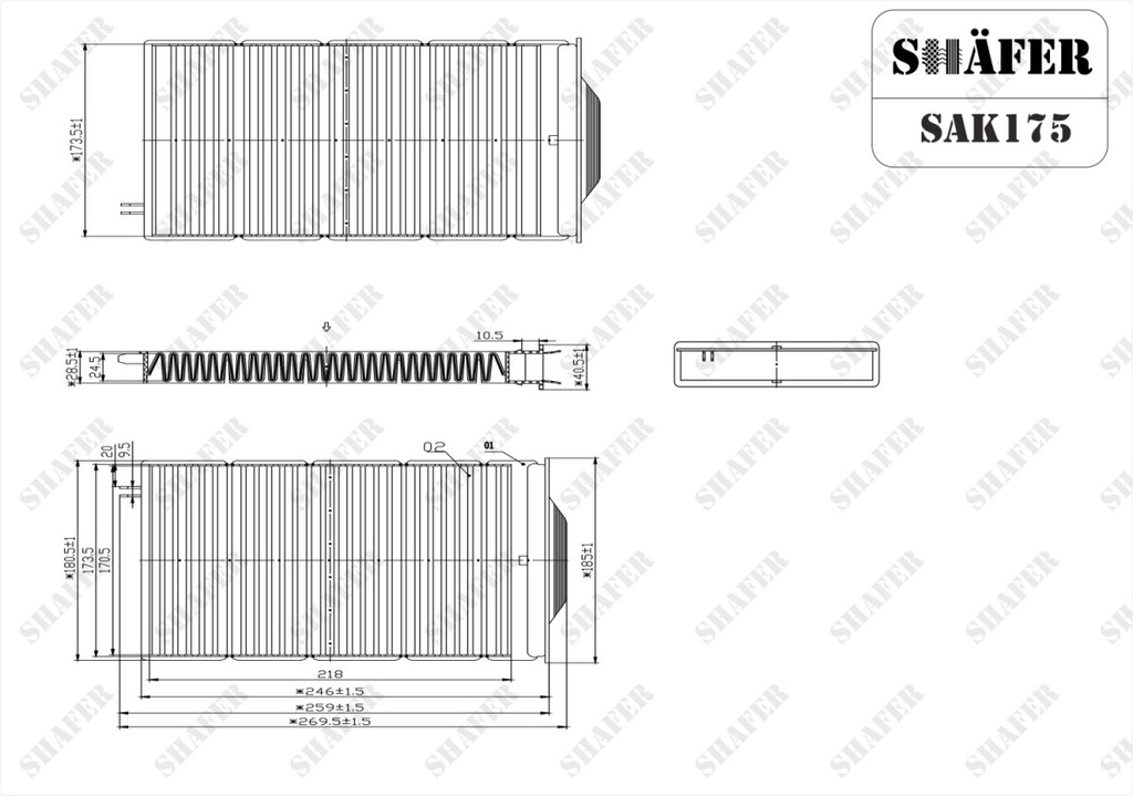 Shafer SAK175 photo 2