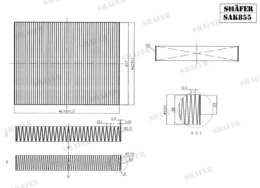 Shafer SAK855 photo 2