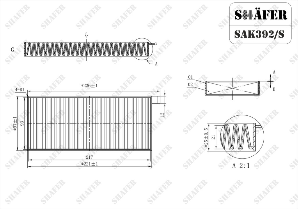 Shafer SAK392/S photo 2