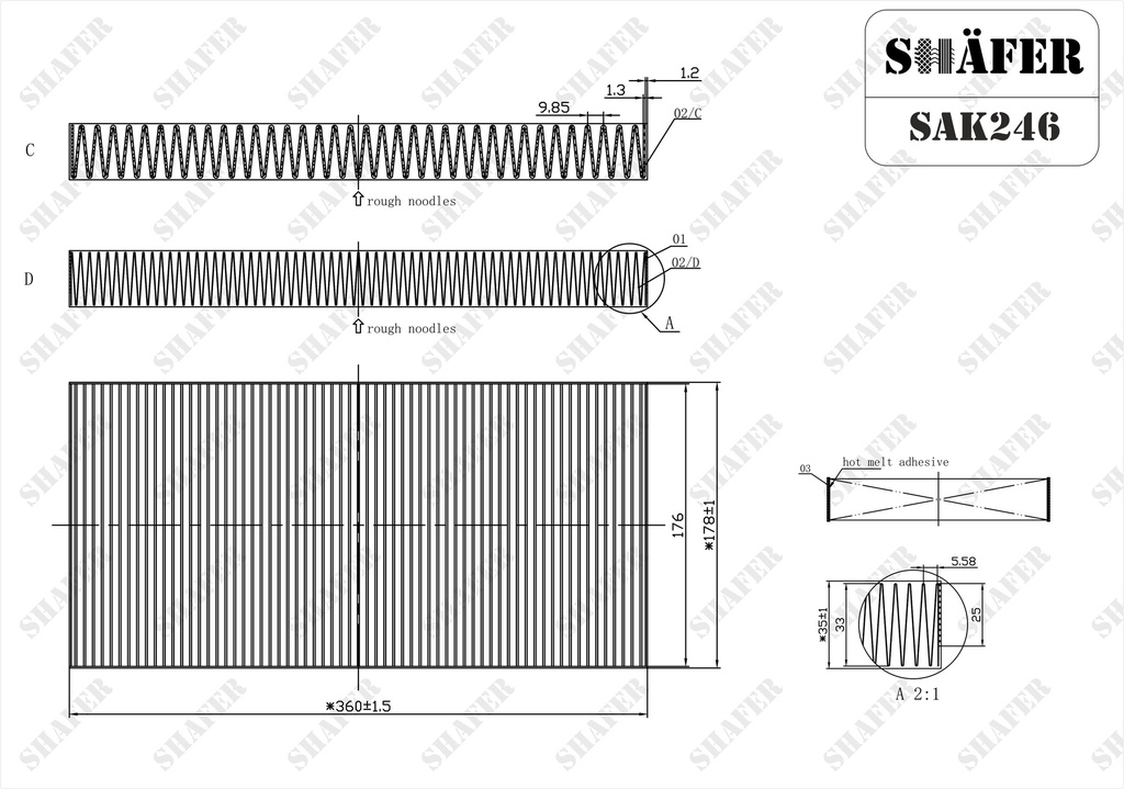 Shafer SAK246 photo 2