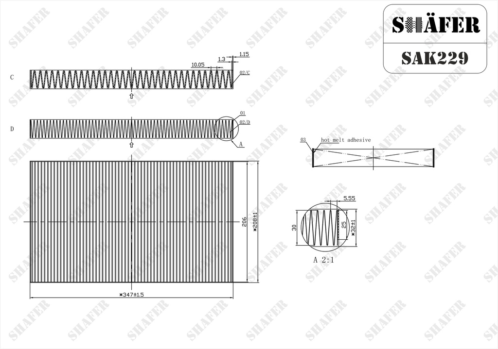 Shafer SAK229 photo 2