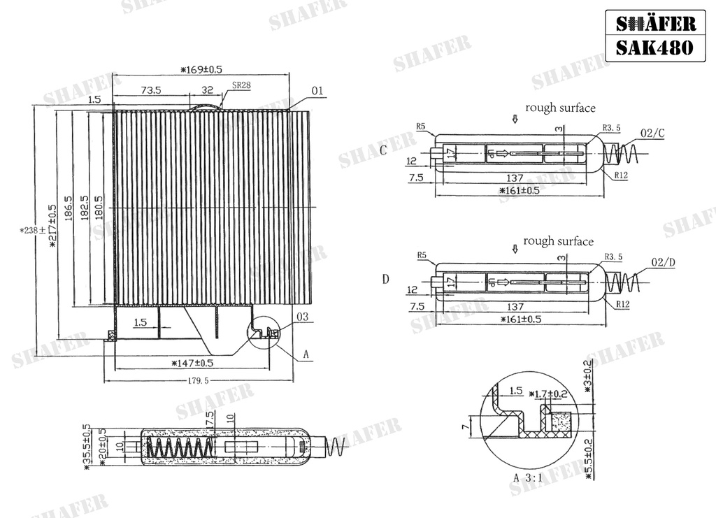 Shafer SAK480 photo 2