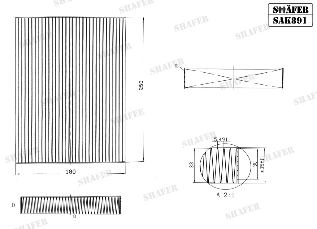Shafer SAK891 photo 2