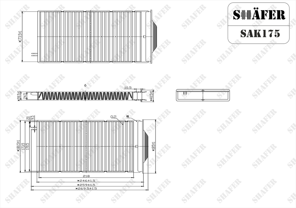 Shafer SAK175 photo 2
