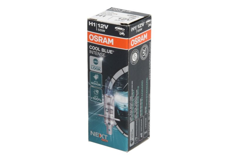 Лампа фарна H1 12V 55W P14, 5sCOOL BLUE INTENSE Next (1 шт) (вир-во OSRAM)