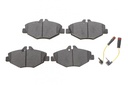 Колодки тормозные (передние) MB E-class (W211/S211) 02-09 (+датчики)