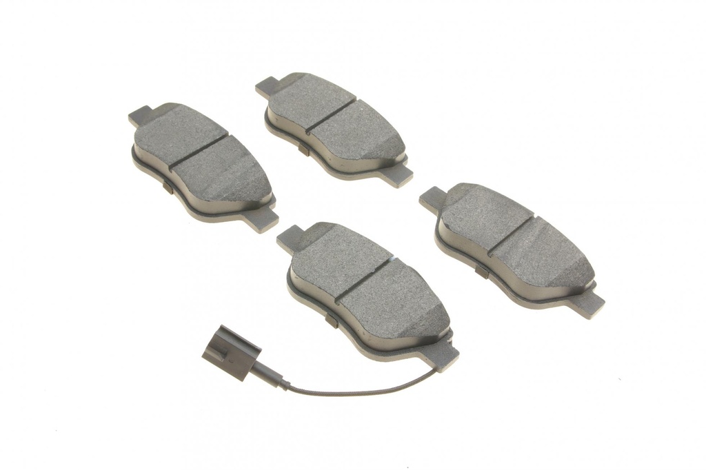 Колодки гальмівні (передні) Fiat Doblo/Citroen Nemo/Peugeot Bipper 08- (Bosch) (з датчиком)