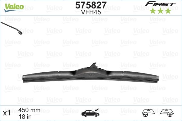 Щітка склоочисника (450 мм) Kia Ceed/Opel Insignia A 06-