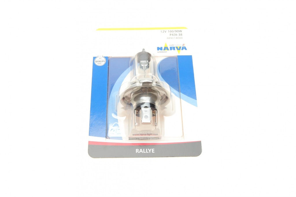 Автолампа H4 12V 100/90W P43t Rallye (блистер/ 1шт)