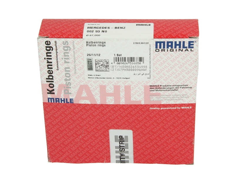 Кольца поршневые 87 STD 2,5-2-3 OM601-603 89- ;605/606