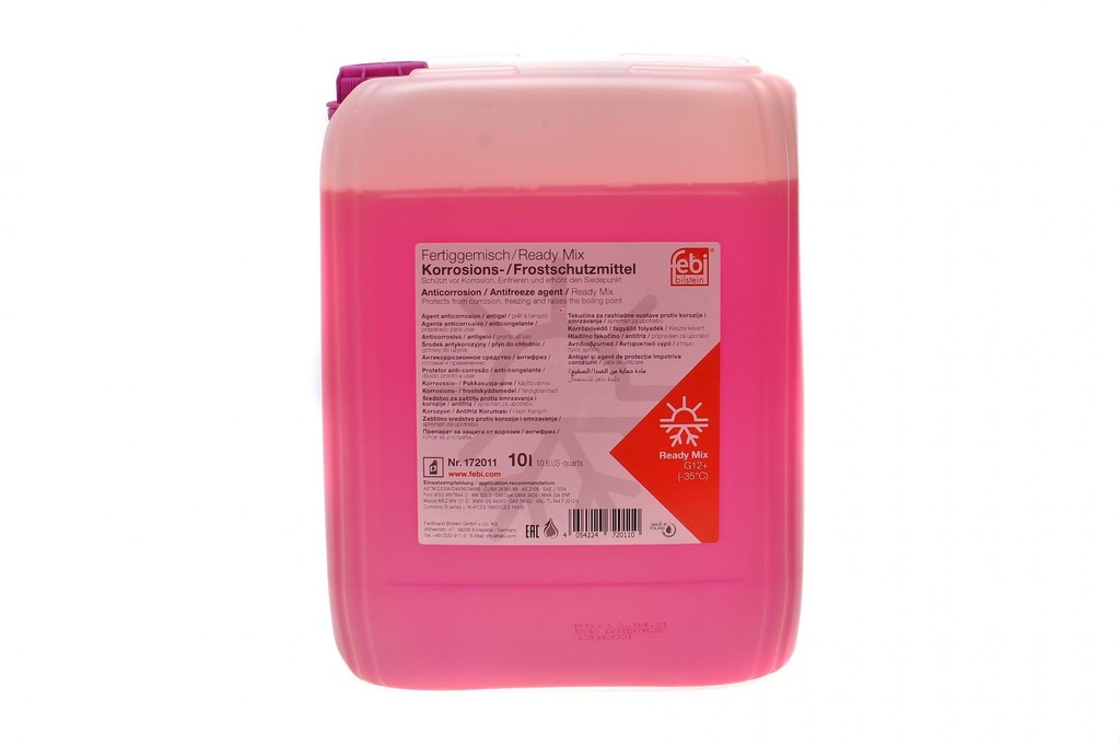 Антифриз (фиолетовый) Readymix G12 Plus (-35°C готовый к применению) (10 л)