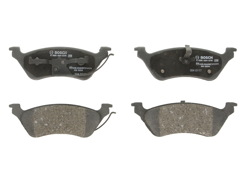 Колодки тормозные (задние) Chrysler Voyager IV 00-08/Dodge Caravan 00-07/Jeep Cherokee 01-08