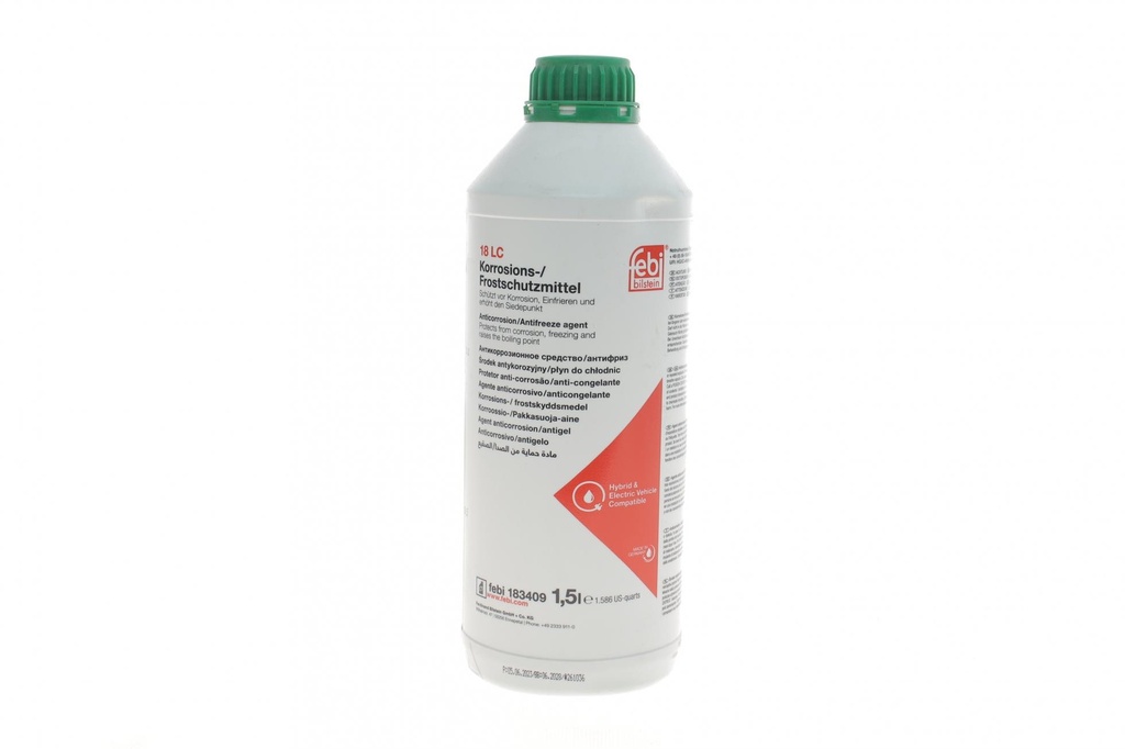 Антифриз (зелений) 18 LC (1.5L) (-52°) (концентрат)