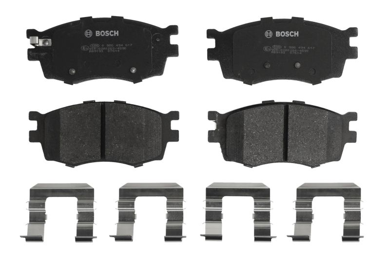 Колодки тормозные (передние) Kia Rio II 05-/Hyundai i20 08-15/Accent 05-10 (с аксессуарами)