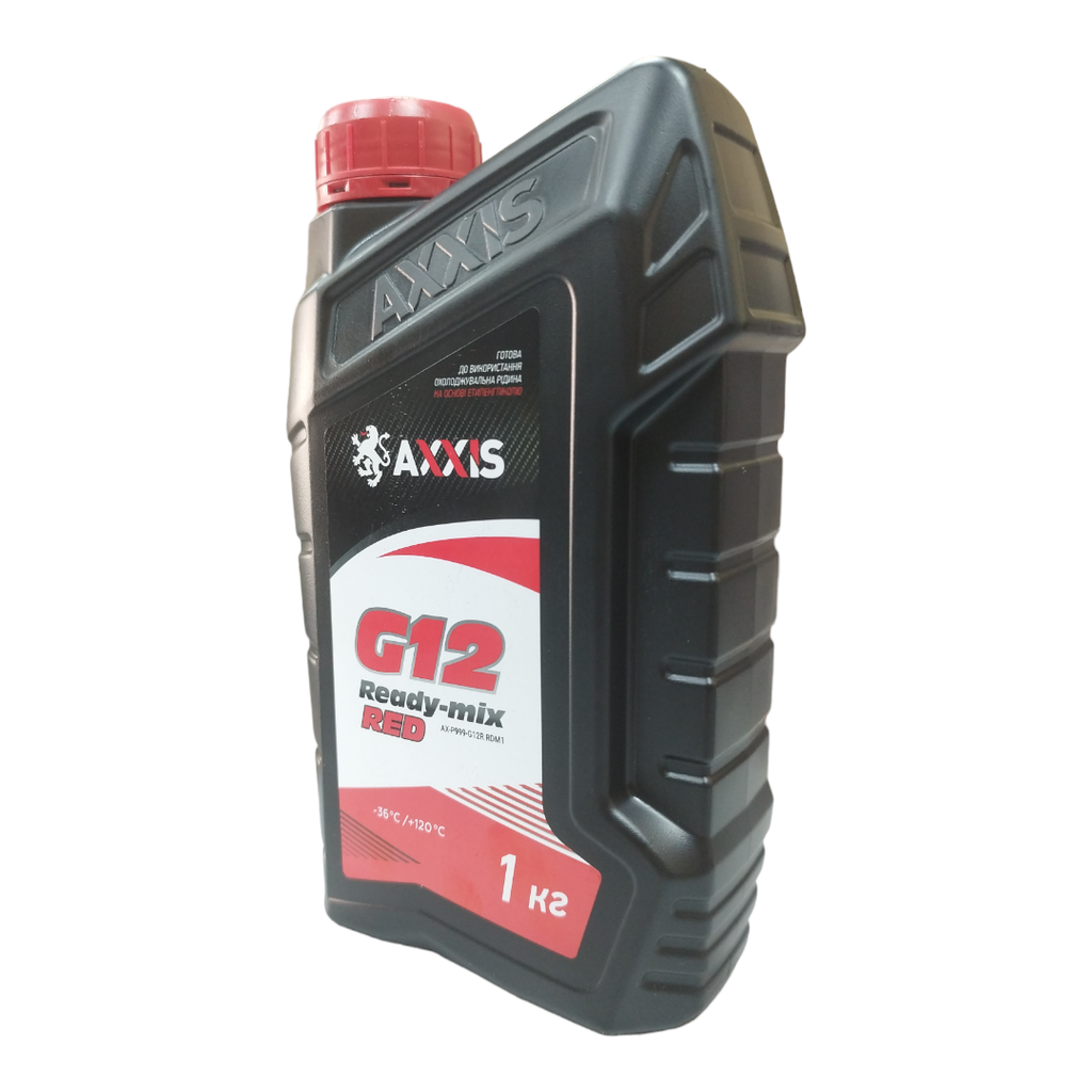 Антифриз RED G12 Сoolant Ready-Mix -36°C <AXXIS> (червоний)