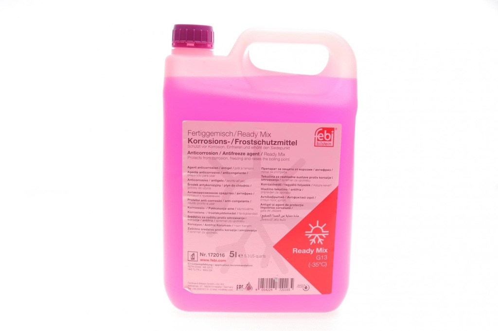 Антифриз (фиолетовый) Readymix G13 (-35°C готовый к применению) (5 л)