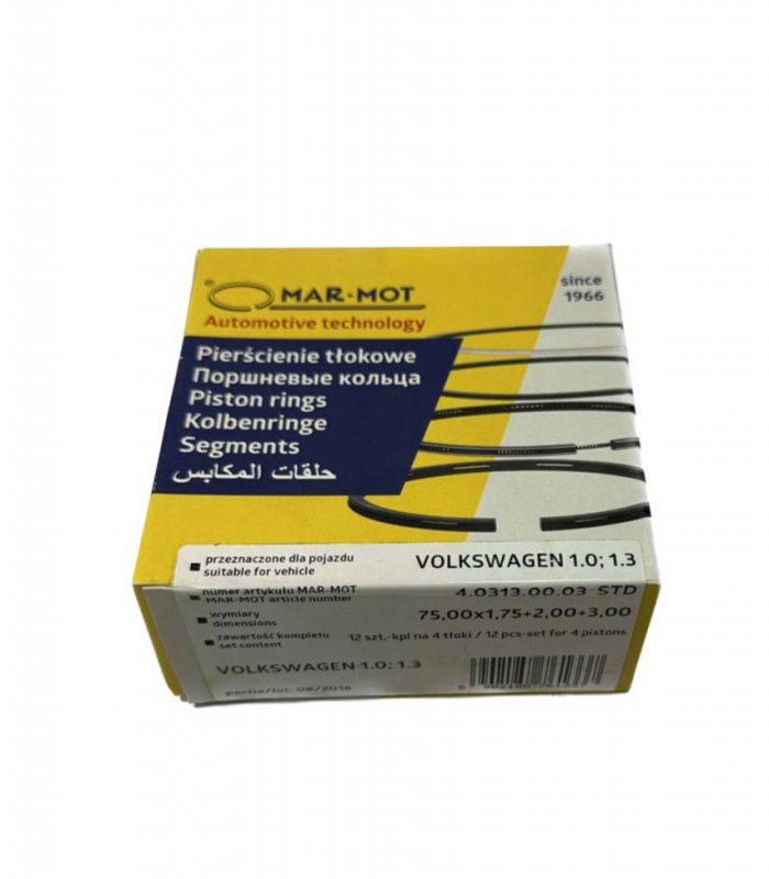 Кольца поршневые Audi /Volkswagen/Seat/Skoda 75 Std 1.75-2.0-3.0   Комплект