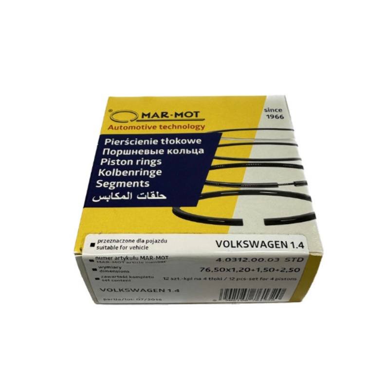 Кольца поршневые Audi /Volkswagen/Seat/Skoda 76.5 Std 1.2-1.5-2.5   Комплект
