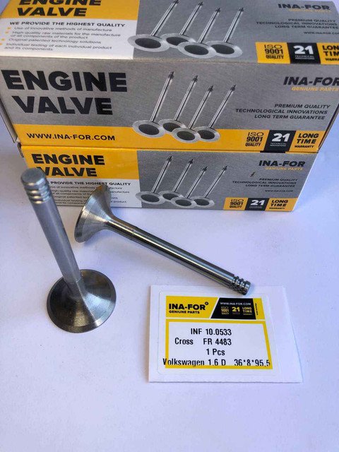 Клапан впускной для Volkswagen 1,6 Tdi 1,9 Tdi 2,4 Tdi 2,5 Tdi 36*8*95,5