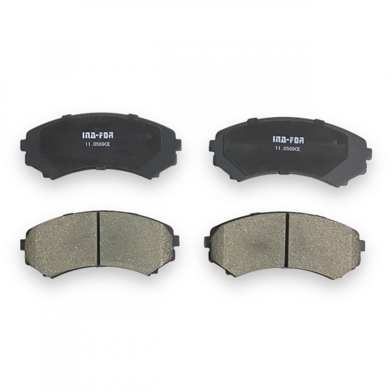 Колодки тормозные передние MITSUBISHI PAJERO III 3.2-3.5 00-,IV 3.2-3.8. 07-,GRANDIS 2.0 2.4 04-