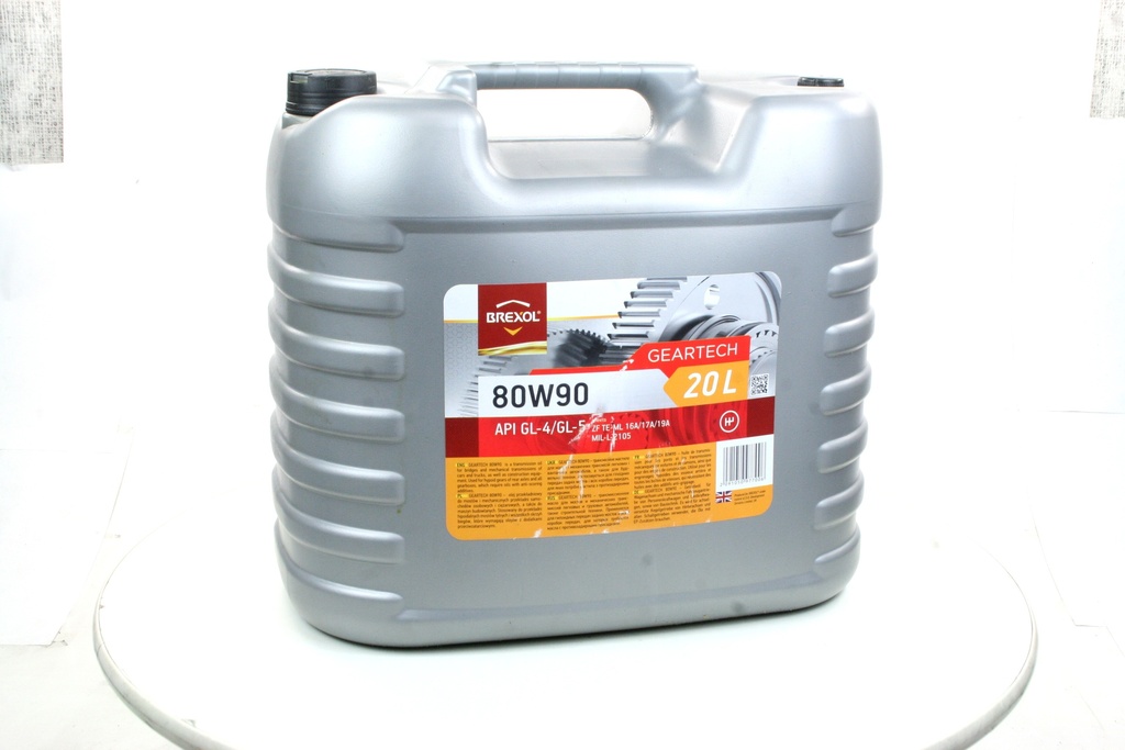 Масло трансмиссионное BREXOL GEARTECH 80W90 GL-4/GL-5 (Канистра 20л)