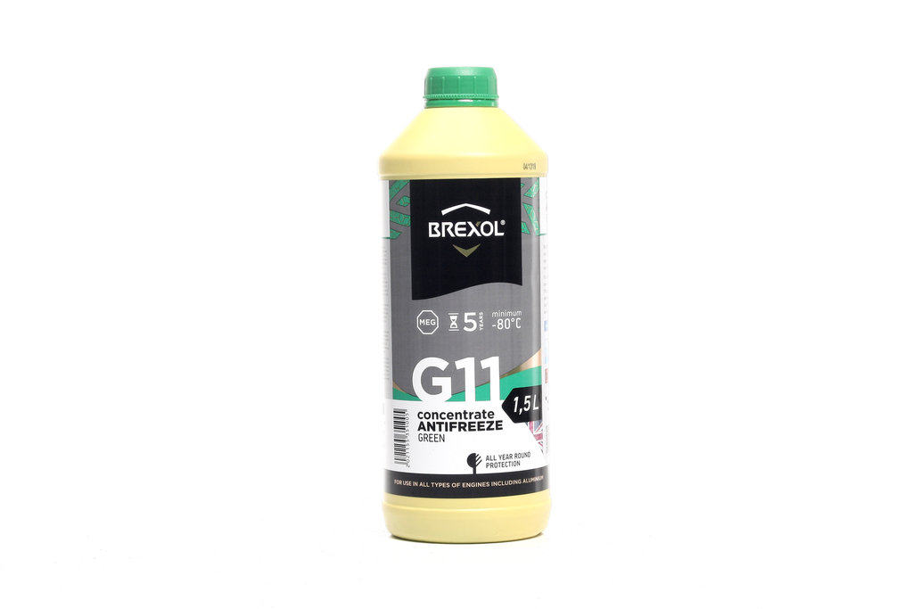 Антифриз <BREXOL> GREEN CONCENTRATE G11 (-80C) 1,5L