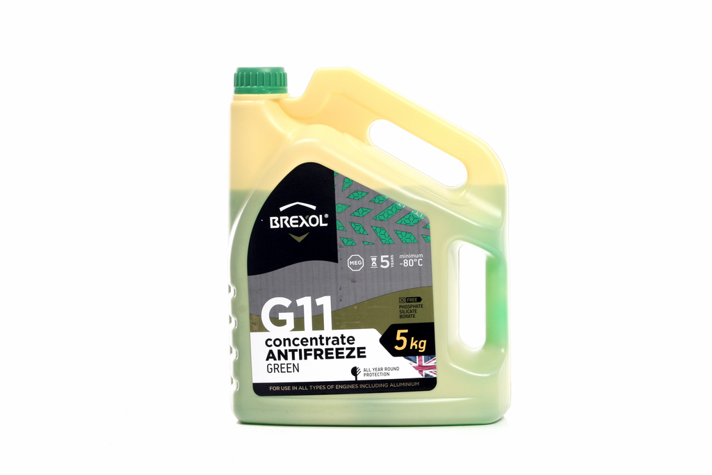 Антифриз <BREXOL> GREEN CONCENTRATE G11 (-80C) 5kg