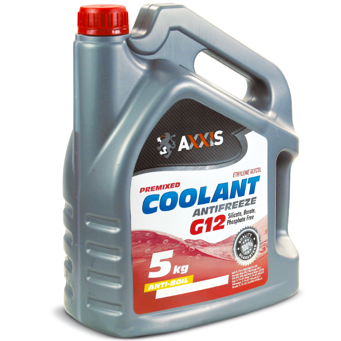Антифриз RED G12 Coolant <AXXIS> (красный) (Канистра 5кг)