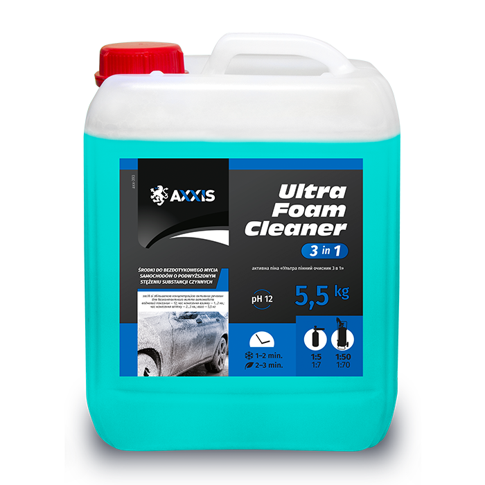 Активна піна AXXIS Ultra Foam Cleaner 3 в 1 (каністра 5л)