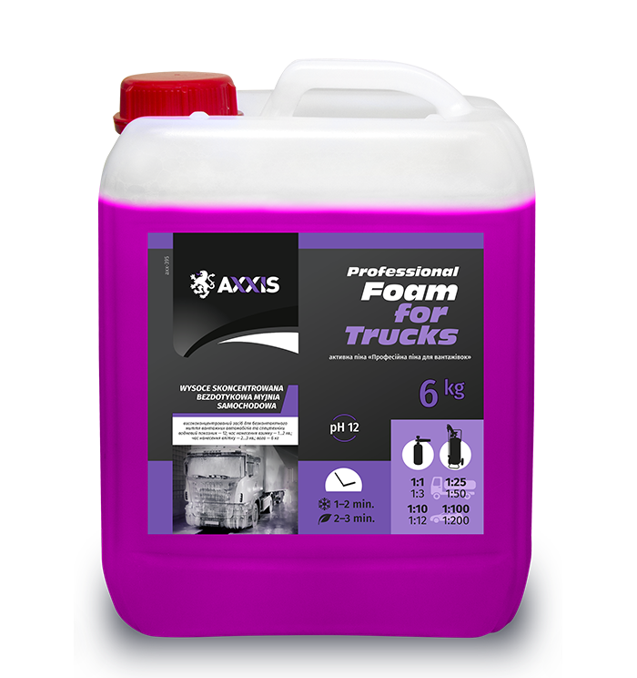 Активна піна AXXIS Professional Foam for Trucks (каністра 5л)