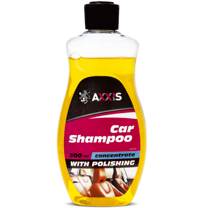 Шампунь із поліроллю концентрат 500ml <AXXIS>