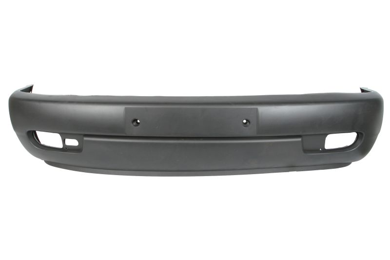 Бампер (передн, CARAVELLE, з отвором для галогенних фар, чорний) VW TRANSPORTER T4 09.95-04.03