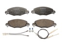 Колодка гальм. диск. CITROEN C5 2.0,2.5,3.0i-04 передн. (вир-во Bosch)